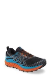 Asicsr Asics(r) Trabuco Max Trail Running Shoe In Black/ Digital Aqua