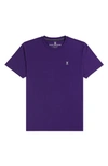 Psycho Bunny Classic Crewneck T-shirt In Varsity Purple