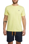 Psycho Bunny Classic Slim Fit Crewneck Tee In Lemon Toni