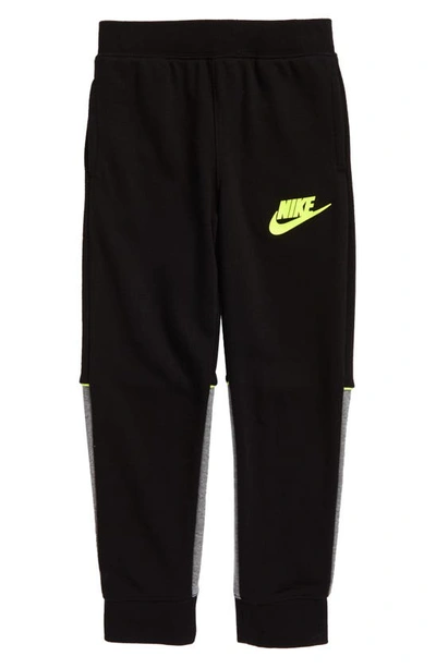 Nike Kids' See Me 3d Logo Jogger Sweatpants (little Boy) In Black