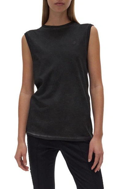 Helmut Lang Garmen Muscle T-shirt In Charcoal