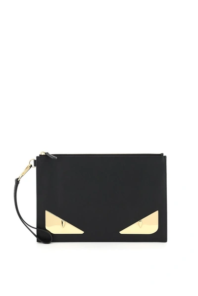 Fendi Bag Bugs Pouch In Black