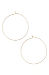 Nashelle Large Pure Hoop Earrings In Gold