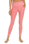 Zella Restore Soft Pocket Leggings In Pink Paradise