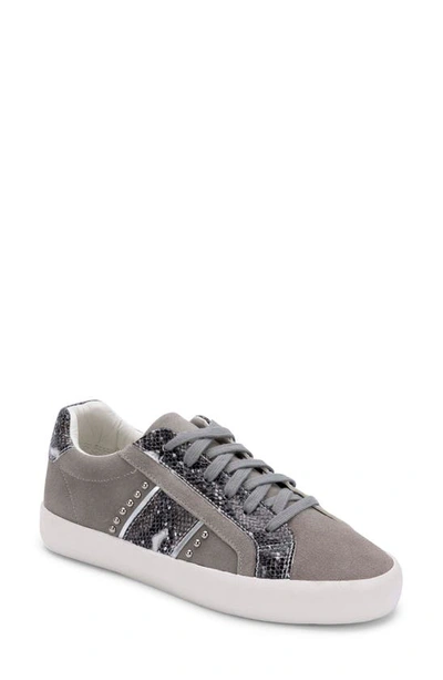 Blondo Gavi Platform Sneaker In Grey Suede Multi