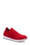 Blondo Waterproof Slip On Sneaker In Red Knit