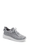 Blondo Kamie Waterproof Knit Sneaker In Grey Heathered