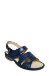 David Tate Wrap Slingback Sandal In Navy