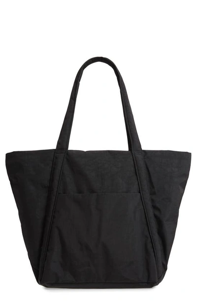 Baggu Cloud Nylon Canvas Tote In Black