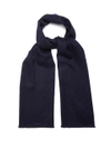 Gucci Gg Supreme Cashmere Scarf In Navy