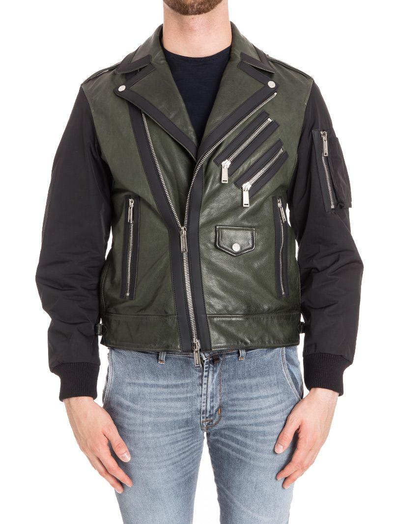 dsquared leather jacket price