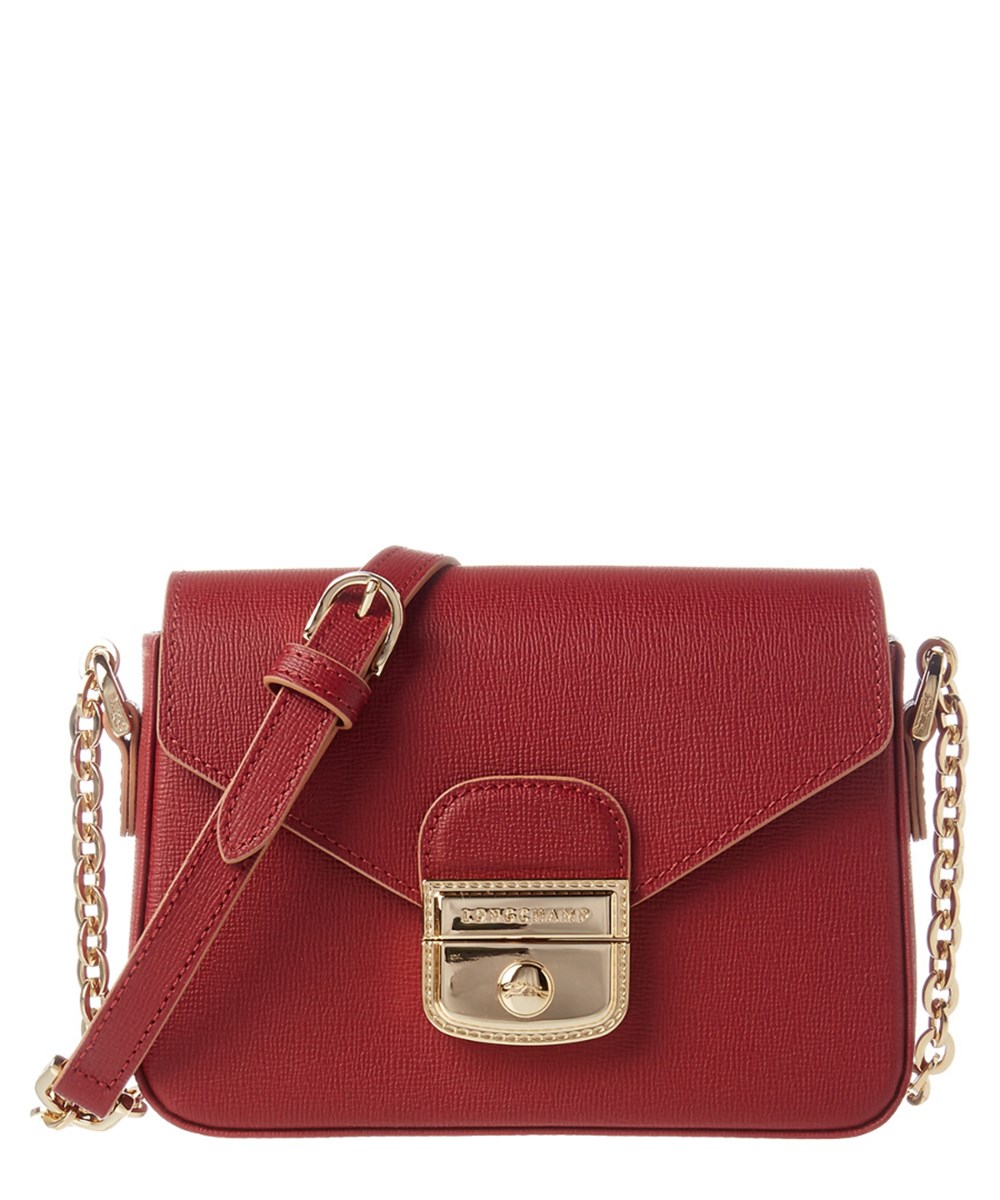Longchamp Le Pliage Heritage Xs Leather Crossbody' In Red | ModeSens