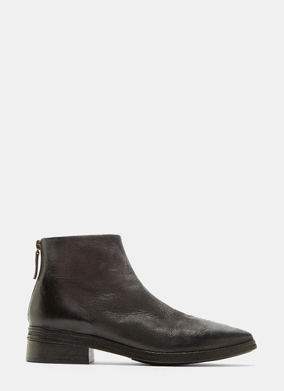 Marsèll Listone Neve Leather Ankle Boots In Black