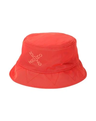 Kenzo Sport 'little X' Bucket Hat In Orange