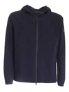 Woolrich Blue Pacific Jacket In Dark Blue