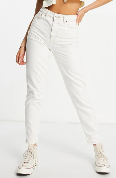 Topshop Jamie High Waist Ankle Skinny Jeans In White