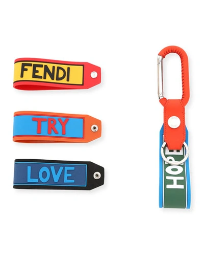 Fendi Interchangeable Vocabulary Bag Charms, Red
