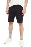 Scotch & Soda Stuart Flat Front Chino Shorts In Night