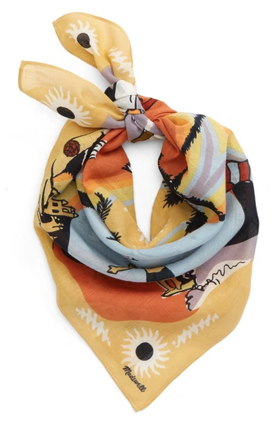 Madewell Bandana In Autumn Gold Multi 1