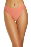 Chantelle Lingerie Soft Stretch Thong In Guava Pink