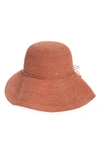 Helen Kaminski 'provence 12' Packable Raffia Hat In Peony