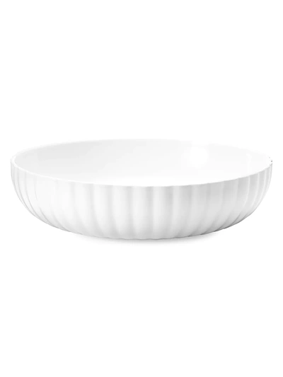 Georg Jensen Bernadotte Set Of Two Soup/pasta Bowls In White