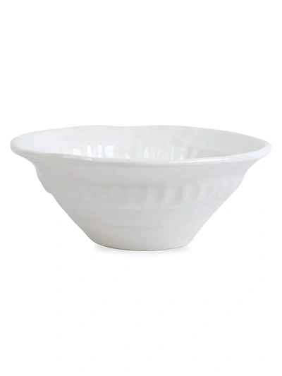 Vietri Pietra Serena Stoneware Cereal Bowl In Natural White