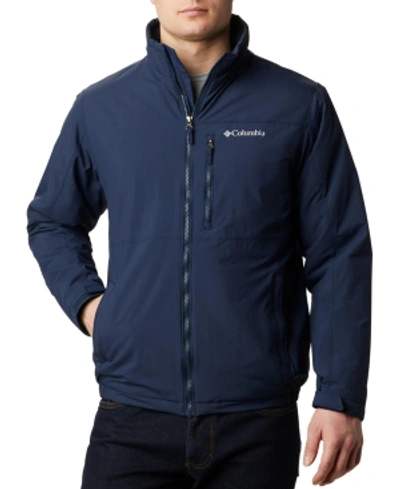 Columbia Men's Big & Tall Ascender Softshell Jacket In Collegiate Navy