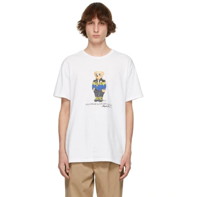 Polo Ralph Lauren Polo Bear Short Sleeve Jersey T-shirt In White