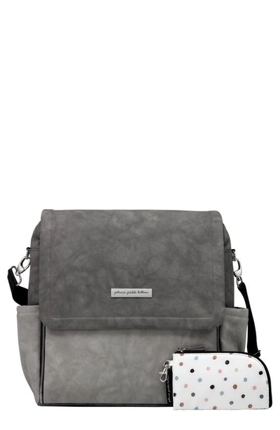 Petunia Pickle Bottom Babies' Boxy Backpack Diaper Bag In Pewter