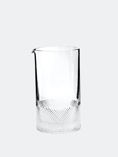 Richard Brendon Diamond Mixing Glass In Clear