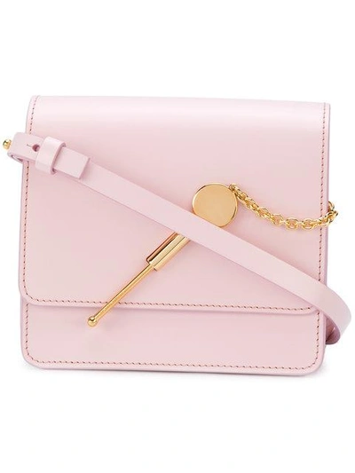 Sophie Hulme Ssense Exclusive Pink Small Heart Cocktail Stirrer Bag
