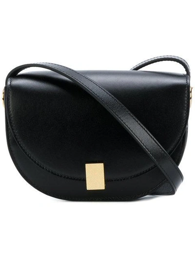 Victoria Beckham Contrast Satchel In Black