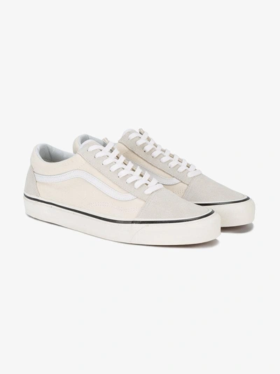 Vans Old Skool Suede Panelled Sneakers In Nude & Neutrals | ModeSens