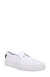 Calvin Klein Jeans Leia Slip-on Sneaker In White Fabric