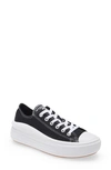 Converse Chuck Taylor All Star Move High Top Platform Sneaker In Black/ White/ White