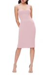 Dress The Population Nicole Sweetheart Neck Cocktail Dress In Blush