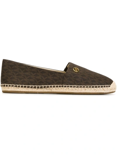 Michael Michael Kors 'kendrick' Slip-on Espadrille Flat (women) In Brown