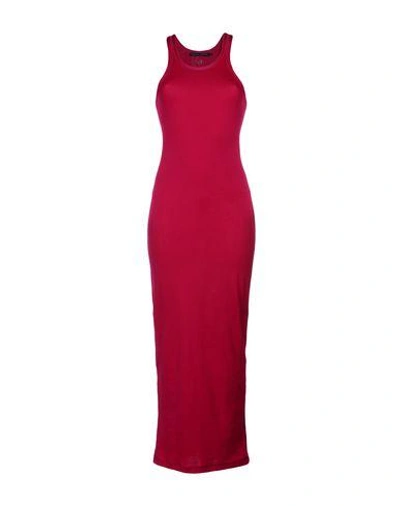 Ralph Lauren Long Dress In Garnet
