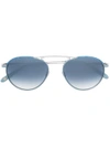 Garrett Leight Innes Sunglasses In Blue