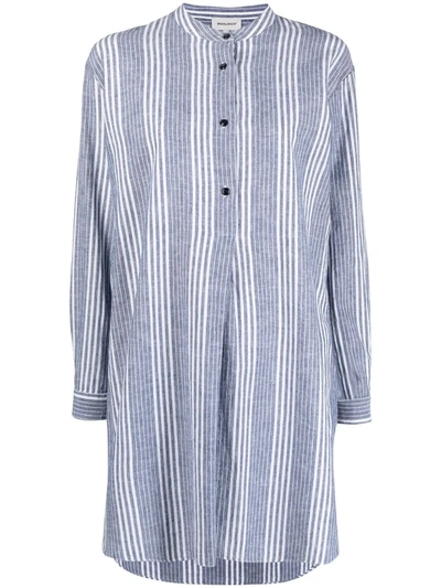 Woolrich Blue Striped Organic Shirt