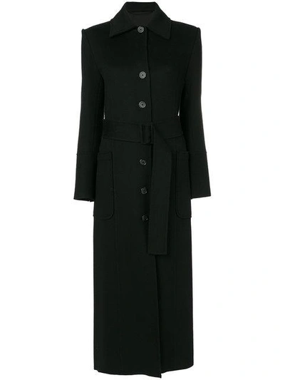 Helmut Lang Tailored Single-breasted Coat In Black