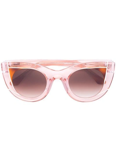 Thierry Lasry Wavvvy Cat-eye Acetate Sunglasses In Peach Pink