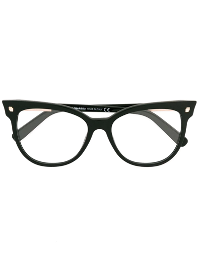 Dsquared2 Cat Eye Glasses In Black