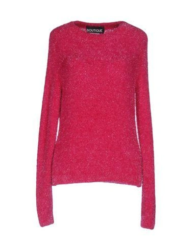 Boutique Moschino Sweaters In Fuchsia