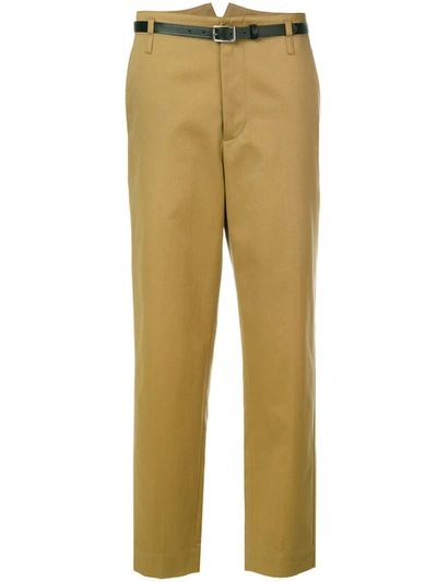 Golden Goose Chino Golden Trousers In Brown