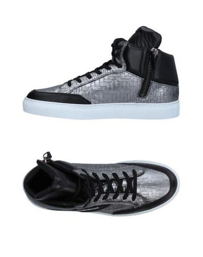 Emporio Armani Sneakers In Silver