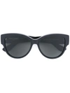 Saint Laurent Monogram M3 Sunglasses In Black