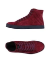 Hogan Rebel Sneakers In Maroon