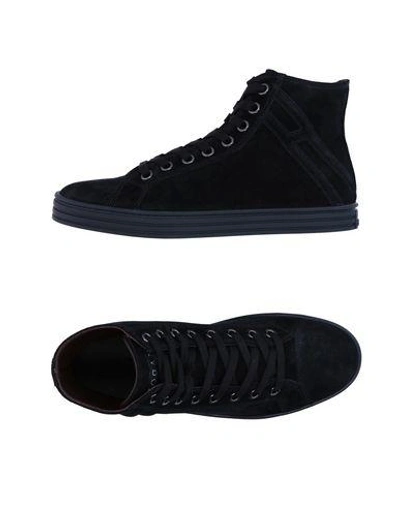 Hogan Rebel Sneakers In Black